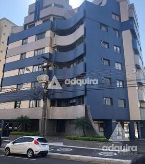 Apartamento à venda 3 Quartos sendo 1 suíte, 2 Vagas, 155m², Centro, Ponta Grossa - PR