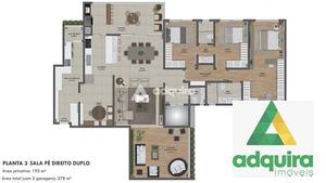 Apartamento à venda 3 Quartos, 1 Suite, 2 Vagas, 278M², Estrela, Ponta Grossa - PR