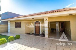 Casa à venda 3 Quartos, 1 Suite, 2 Vagas, 504M², Jardim Carvalho, Ponta Grossa - PR
