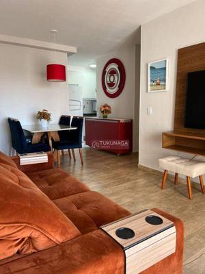 Apartamento Mobiliado com 2 dormitórios à venda, 68 m² por R$ 564.000 - Tatuapé - São Paulo/SP