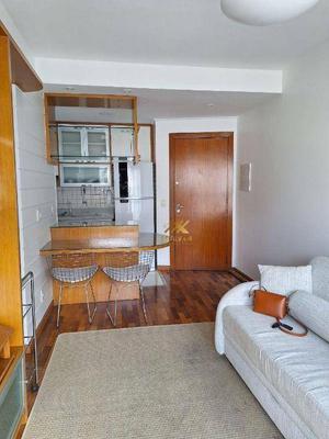 Apartamento com 1 dormitório para alugar, 40 m² - Higienópolis - São Paulo/SP