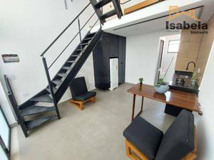 Apartamento com 1 dormitório para alugar, 45 m² por R$ 2.200/mês - Mirandópolis - São Paulo/SP