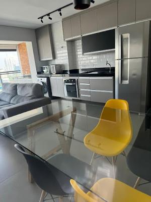 Apartamento com 1 dormitório para alugar, 50 m² por R$ 5.850,00/ano - Chácara Santo Antônio - São Paulo/SP