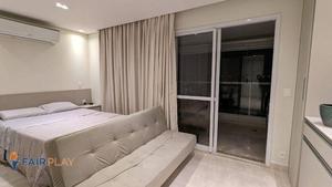 Apartamento com 1 dormitório para alugar, 33 m² por R$ 4.500,00/mês - Campo Belo - São Paulo/SP
