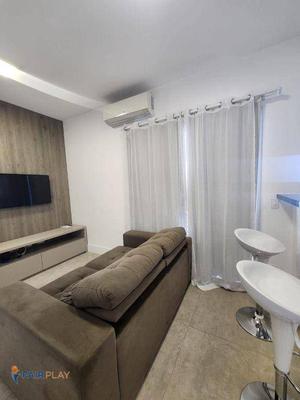 Apartamento 44m Mobiliado 1 dormitorio 1 vaga com lazer na Vila Olimpia