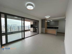 Apartamento com 3 suítes para alugar, 131 m² por R$ 16.205/mês - Brooklin - São Paulo/SP