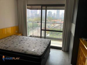 Apartamento para alugar, 24 m² por R$ 3.672,00/mês - Brooklin - São Paulo/SP