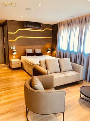 Flat com 1 dormitório para alugar, 48 m² por R$ 7.800/mês - Itaim Bibi - São Paulo/SP