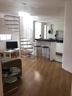 Flat com 1 dormitório para alugar, 46 m² por R$ 4.000/mês - Vila Nova Conceição - São Paulo/SP