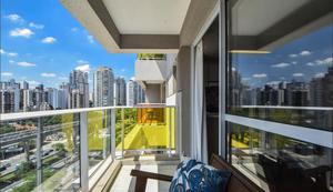 Flat com 1 dormitório para alugar, 36 m² por R$ 3.500/mês - Campo Belo - São Paulo/SP