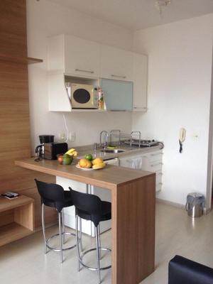 Flat com 1 dormitório para alugar, 45 m² por R$ 4.000/mês - Brooklin - São Paulo/SP