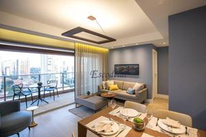 Apartamento com 2 dormitórios à venda, 80 m² por R$ 1.600.000,00 - Brooklin Paulista - São Paulo/SP