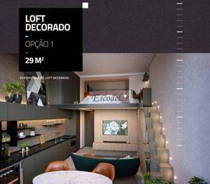 Loft com 1 dormitório à venda, 27 m² por R$ 752.096,00 - Perdizes - São Paulo/SP