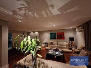 Apartamento com 3 suítes para alugar, 244m² por R$ 25.000/mês - Campo Belo - São Paulo/SP