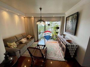 Apartamento 100m² com 3 dorms, 1 suíte, 2 vagas à venda por R$ 758.000 - Jardim Marajoara