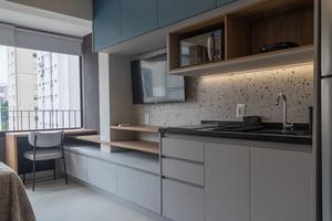 Apartamento Mobiliado Studio Ar Condicionado Novo Aluguel, 22m² por R$ 3.780/mês - Rua Pamplona 950 - Next Paulista - Jardins - São Paulo/SP - ST22532