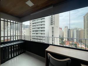 Apartamento Mobiliado Kitnet Novo Ar Condicionado Metrô Aluguel, 22 m² por R$ 3.780/mês - Rua Pamplona 950 - Jardim Paulista - São Paulo/SP - KN0342