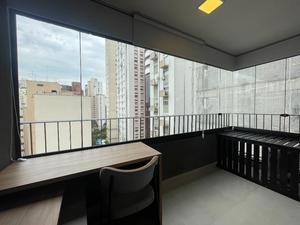 Apartamento Kitnet Novo Mobiliado Metrô Aluguel, 22 m² por R$ 3.780/mês - Rua Pamplona 950 - Jardim Paulista - São Paulo/SP - KN0348