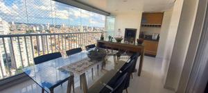 ** TERRAÇAS TATUAPÉ - Lindo apartamento em andar alto c/ ampla varanda gourmet c/ churrasqueira **