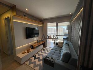 ** Edifício Gibraltar - PORTEIRA FECHADA - Cinematográfico apartamento em andar alto c/ ampla varanda gourmet **