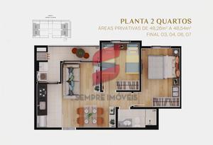 APARTAMENTO com 2 dormitórios à venda por R$ 295.900,00 no bairro Capão da Imbuia - CURITIBA / PR